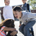 Elementary Age Bullying in Schoolyard