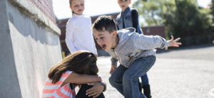 Elementary Age Bullying in Schoolyard