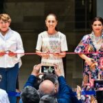 CLAUDIA SHEINBAUM Y DELFINA GÓMEZ INAUGURAN TREN SUBURBANO “FELIPE ÁNGELES” BUENAVISTA-AIFA