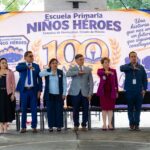 DAVID SÁNCHEZ ISIDORO REFRENDA SU COMPROMISO CON LA EDUCACIÓN DURANTE EL CENTENARIO DE LA PRIMARIA NIÑOS HÉROES